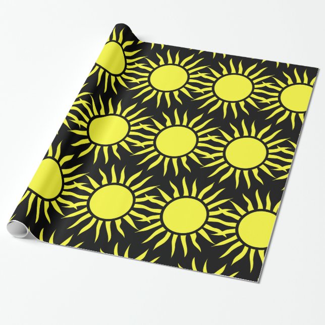 Blazing Sun Thunder_Cove Wrapping Paper (Unrolled)