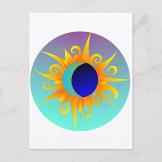 Blazing Sunmoon Postcard