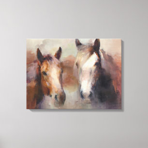 Blazing The West Canvas Print
