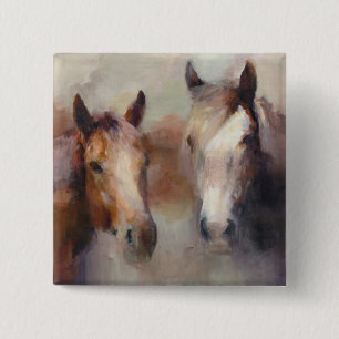 Blazing The West Pinback Button