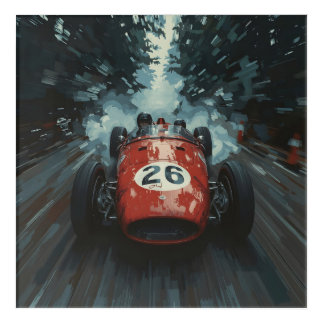 Blazing Trail: Car 26 Unleashed Acrylic Print