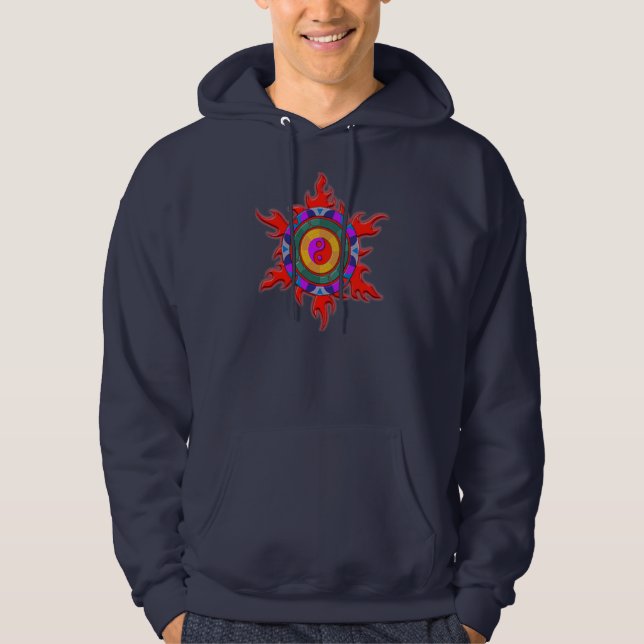 BLAZING YIN YANG HOODIE (Front)