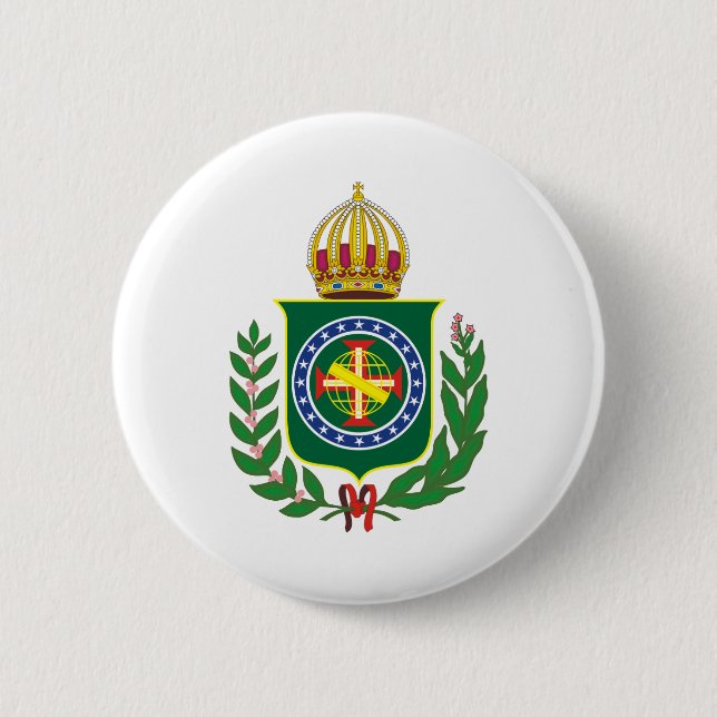 Blazon Empire of Brazil Pinback Button (Front)