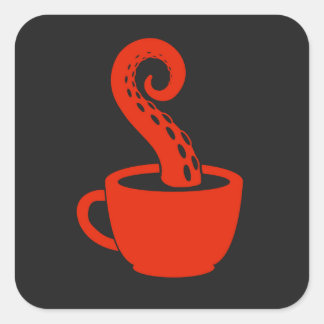 BLC Logo Sticker, black Square Sticker