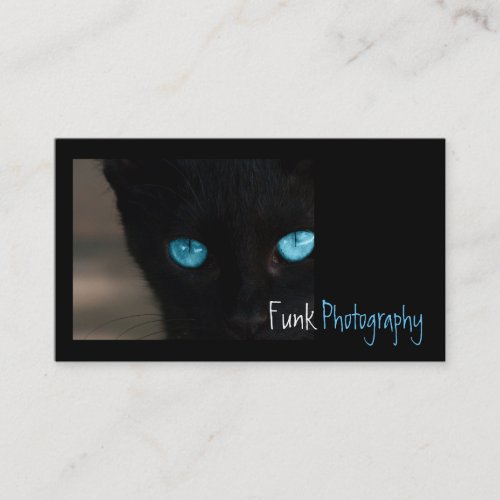 BLCBE Black Cat Blue Eyes Business Card