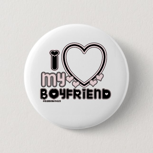 BLCK ILY BF BUTTON (Front)