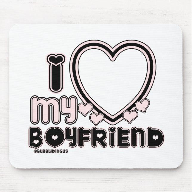 BLCK ILY BF MOUSE PAD (Front)