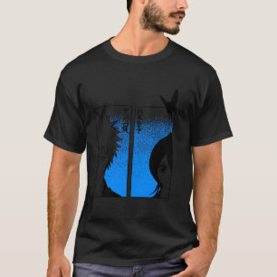 Bleach Ichigo Rukia Half Faces T-Shirt
