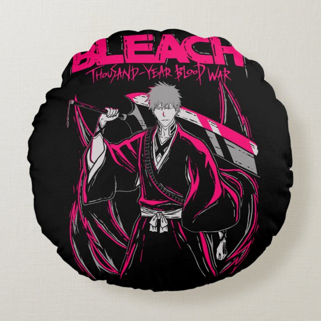 Bleach kids round pillow (Front)