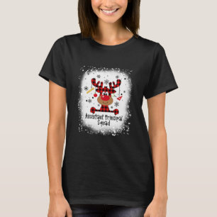 Bleached Assistant Principal Squad Reindeer Funny T-Shirt