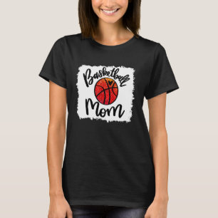 Bleached Basketball Mom Game Day T-Shirt