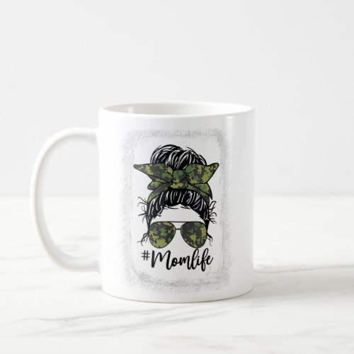Bleached Camouflage Mom Life Tees For Mothers Day Coffee Mug