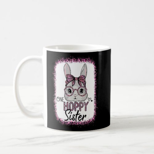 Bleached Leopard Pink Sunglasses Bunny One Hoppy S Coffee Mug