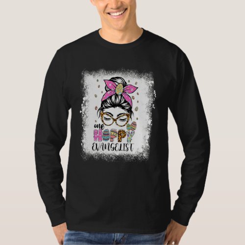 Bleached One Hoppy Evangelist Bunny Easter Day T_Shirt