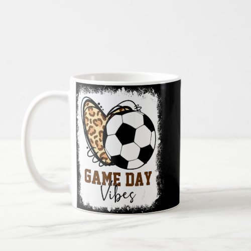 Bleached Soccer Game Day Vibes Soccer Mom Game Day Coffee Mug