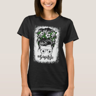 Bleached Soccer Gigi Messy Bun Soccer T-Shirt