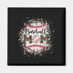 Bleached Softll Sell Mom Leopard Tee Mother's Day Magnet