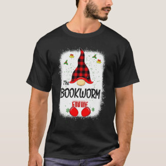 Bleached The Bookworm Gnome Matching Family Christ T-Shirt