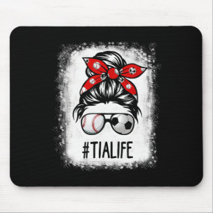 Bleached Tia Life Soccer Messy Bun Bysebyll Game D Mouse Pad