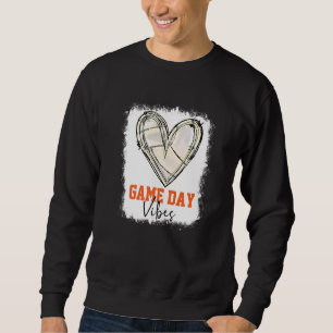 Bleached Volleyball Game Day Vibes Volleyball Mom Sweatshirt