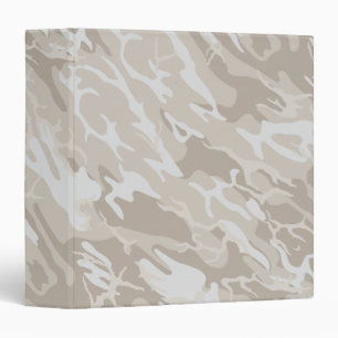 Bleached Wasteland Camo 3 Ring Binder