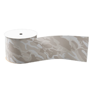 Bleached Wasteland Camo Grosgrain Ribbon