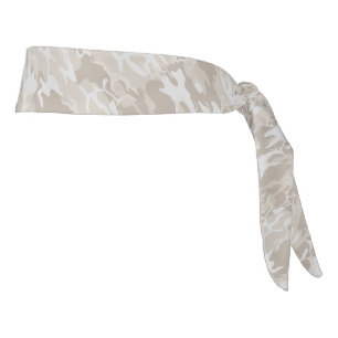 Bleached Wasteland Camo Head Wrap Tie Headband