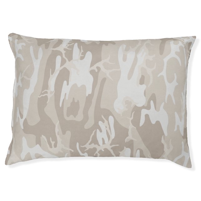Bleached Wasteland Camo Pet Bed (Front)