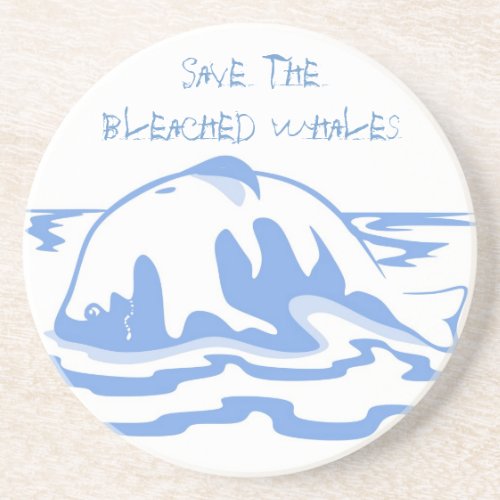 Bleached Whale Coaster