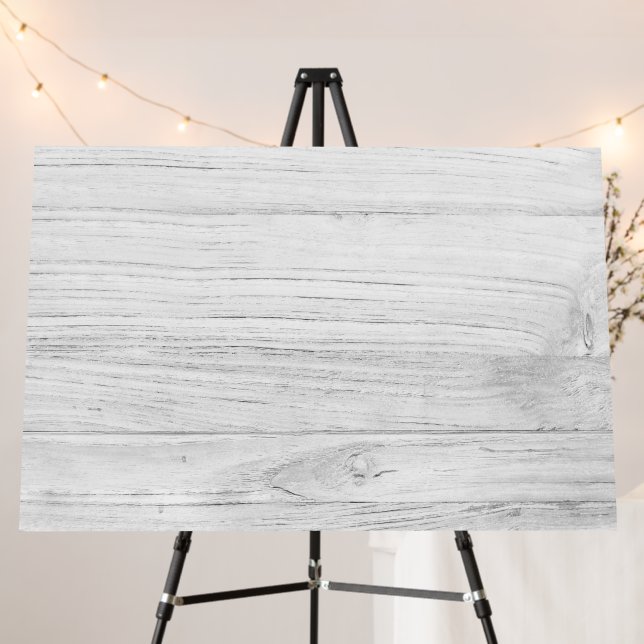 Bleached Wood Decor Board to Design Yourself (In Situ (Stand))