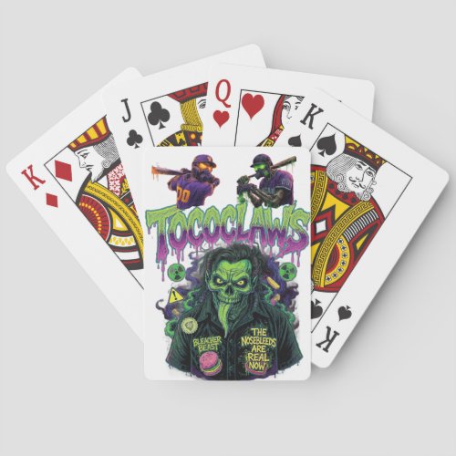 Bleacher Beast - The Nosebleeds Are Real Now Poker Cards