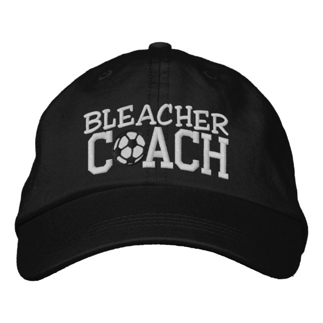 BLEACHER Coach Embroidered Baseball Cap (Front)