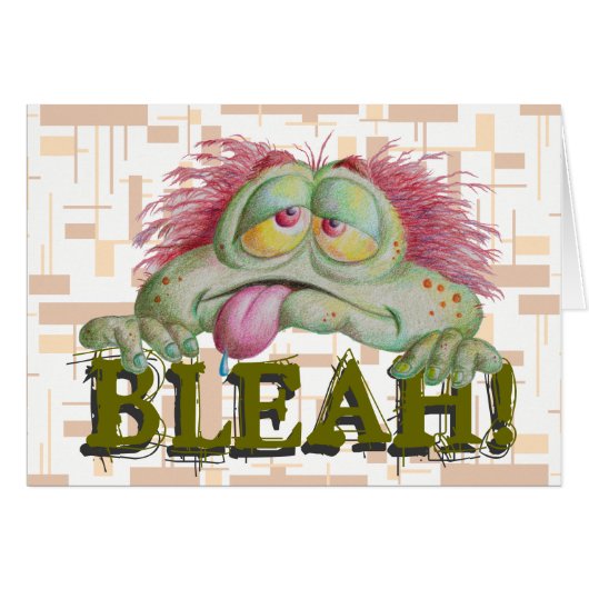 BLEAH! CARDS (Front Horizontal)