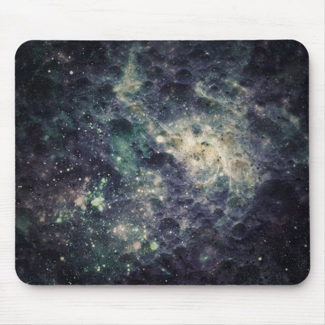 Bleak Galaxy Space Rock Cool Mouse Pad (Front)