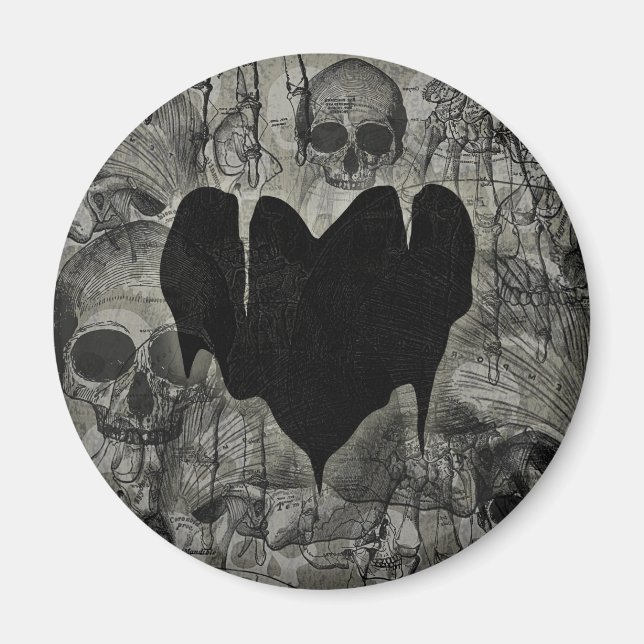 Bleak Heart Gothic Valentine Magnet (Front)