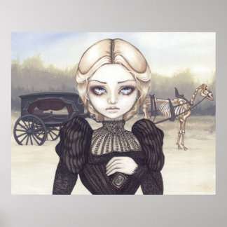 Bleak Mourning Art Print victorian gothic