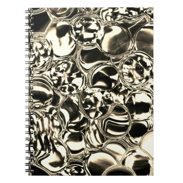 Blebs of gold or bubbles of glass? notebook (Front)
