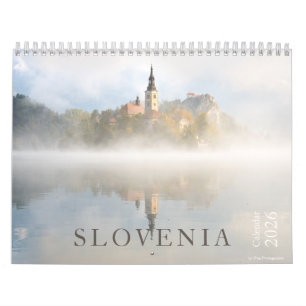 Bled and Slovenia 2026 landscape photography  Calendar