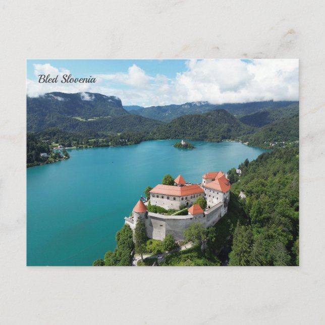 Bled Slovenia Holiday Postcard (Front)