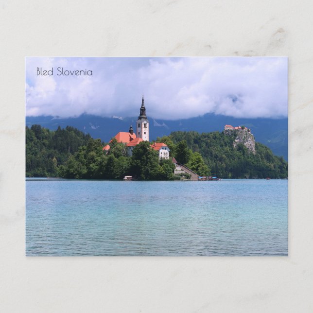 Bled Slovenia Holiday Postcard (Front)