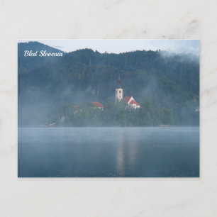 Bled Slovenia Holiday Postcard