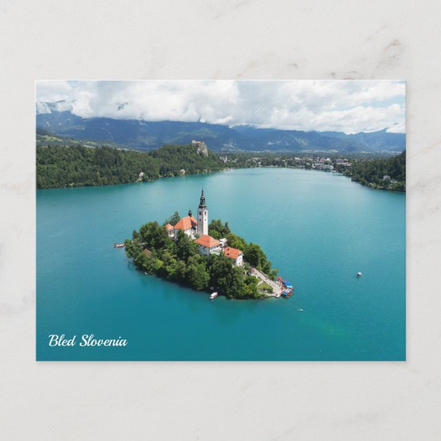 Bled Slovenia Holiday Postcard (Front)