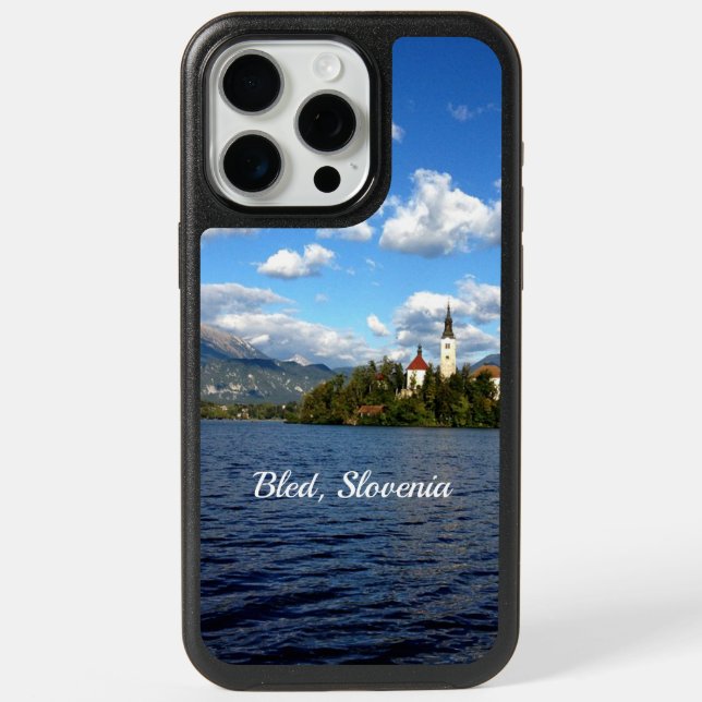 Bled, Slovenia--landscape photograph iPhone 15 Pro Max Case (Back)