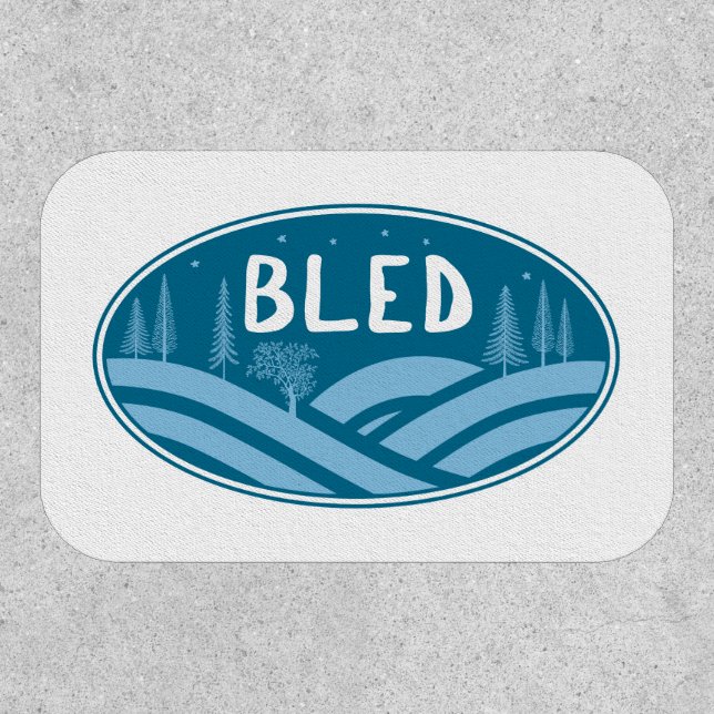 Bled Slovenia Outdoors Patch (Front)