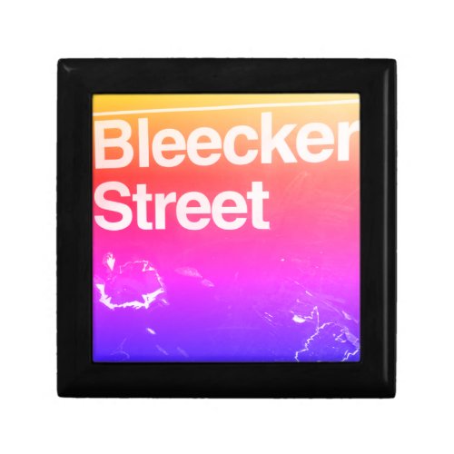 Bleecker Street Greenwich Village Manhattan NYC Gift Box