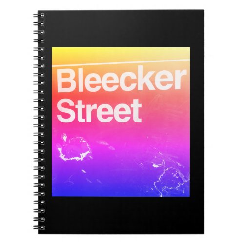 Bleecker Street Greenwich Village Manhattan NYC Notebook