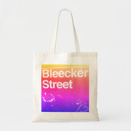 Bleecker Street Greenwich Village Manhattan NYC Tote Bag
