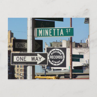 Bleecker Street Records Postcard