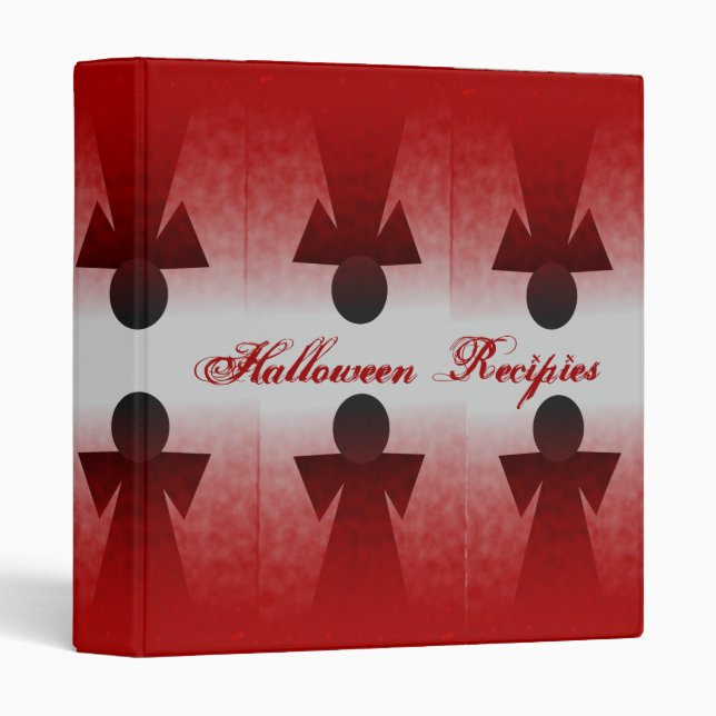 Bleeding Angels Halloween Recipie Binder (Front/Spine)