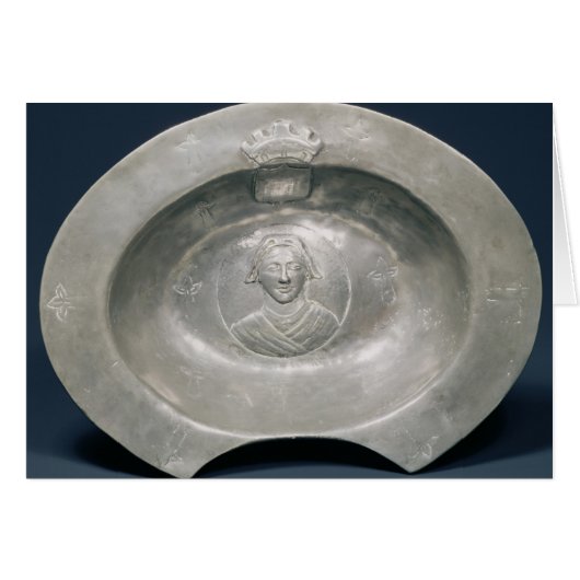 Bleeding bowl, French, 15th century, pewter Cards (Front Horizontal)